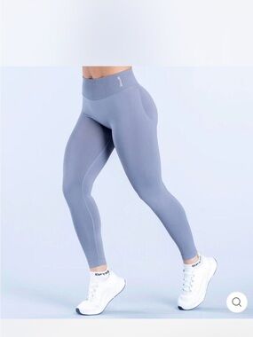 DFYNE High-Waist Gray Seamless Leggings